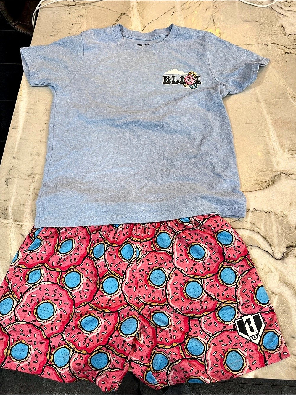 Baseball lifestyle 101 graphic donut set Youth Large Donut Graphic Matching set